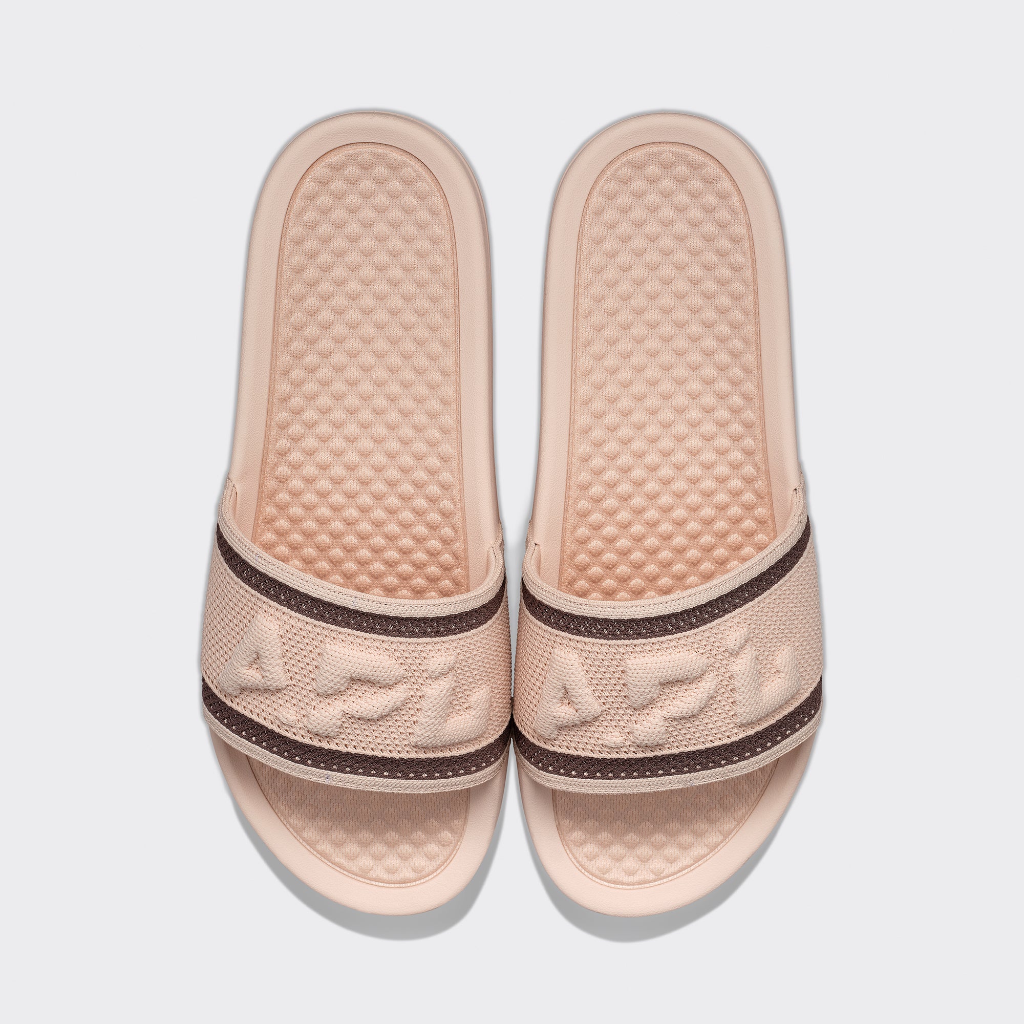 Men's Big Logo TechLoom Slide Oat Silk / Chocolate